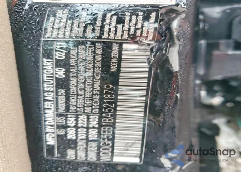 2011 Mercedes-Benz C 300 from USA, damaged, VIN WDDGF5EB1BA521879